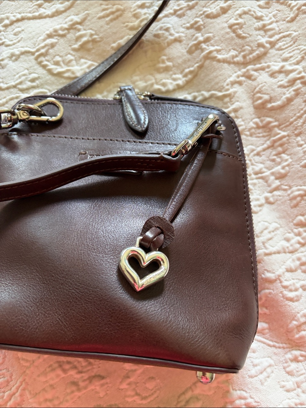 NWOT BRIGHTON Ferrara Leather Crossbody Bag - Picture 10 of 12